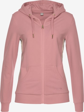 BENCH Sweatjacke in Pink: predná strana