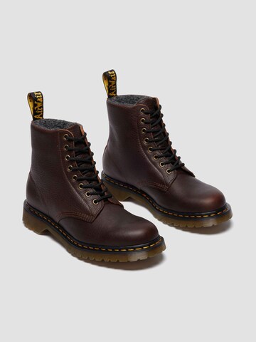 Dr. Martens Schnürboots ' 1460 Grizzly Boot ' in Braun