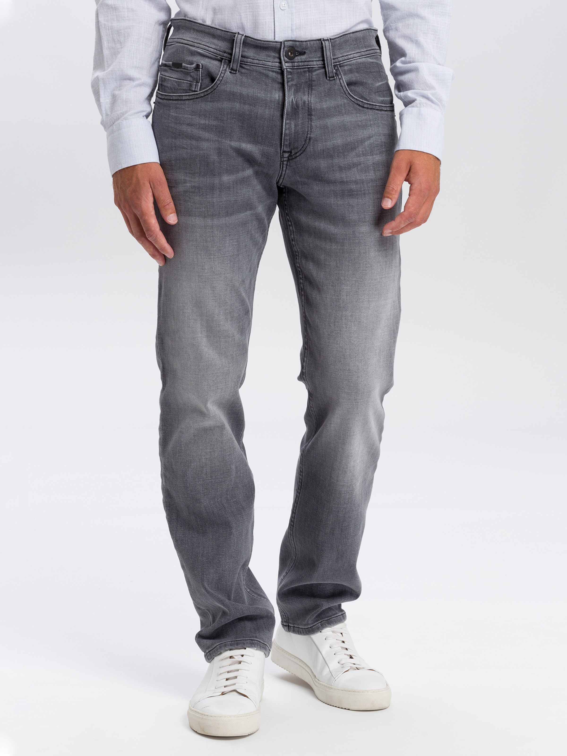 Männer Große Größen Cross Jeans Jeans 'Antonio' in Grau - PM87483