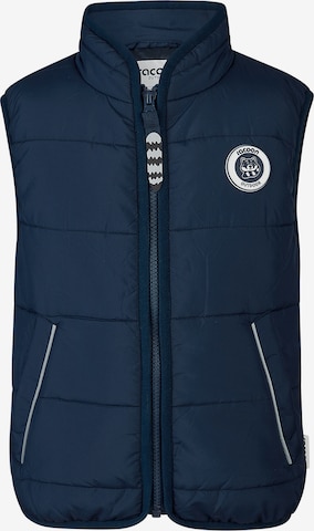 Racoon Outdoor Vest 'Cleveland' in Blue: front