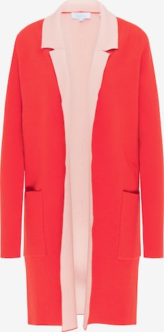 usha BLUE LABEL Knit Cardigan in Red: front