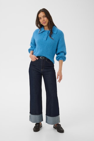 SAINT TROPEZ Pullover 'Tabbatha' i blå