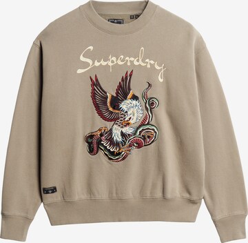 Superdry Sweatshirt in Brown: front