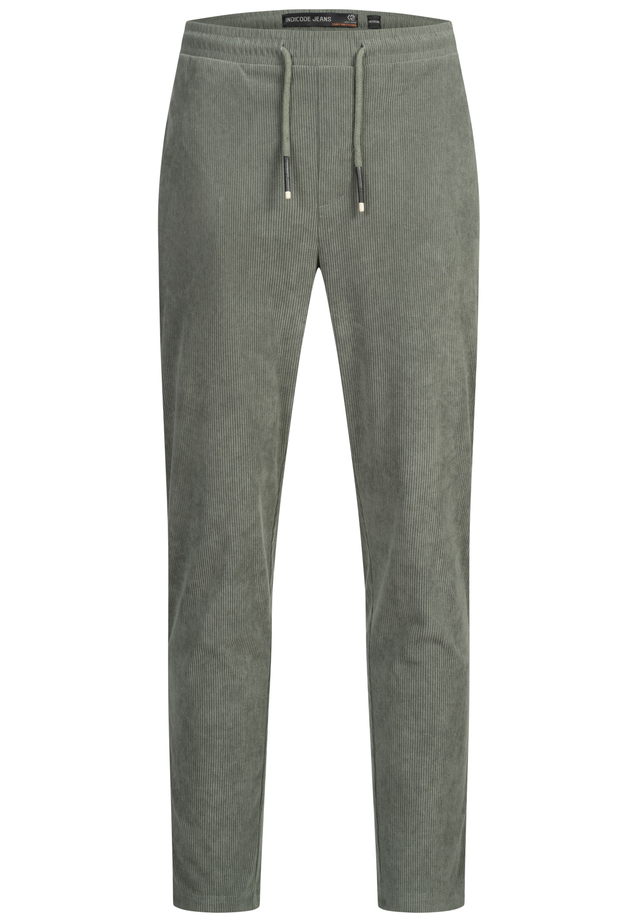 INDICODE JEANS Chino Pants ' Nemoto ' in Grey: front