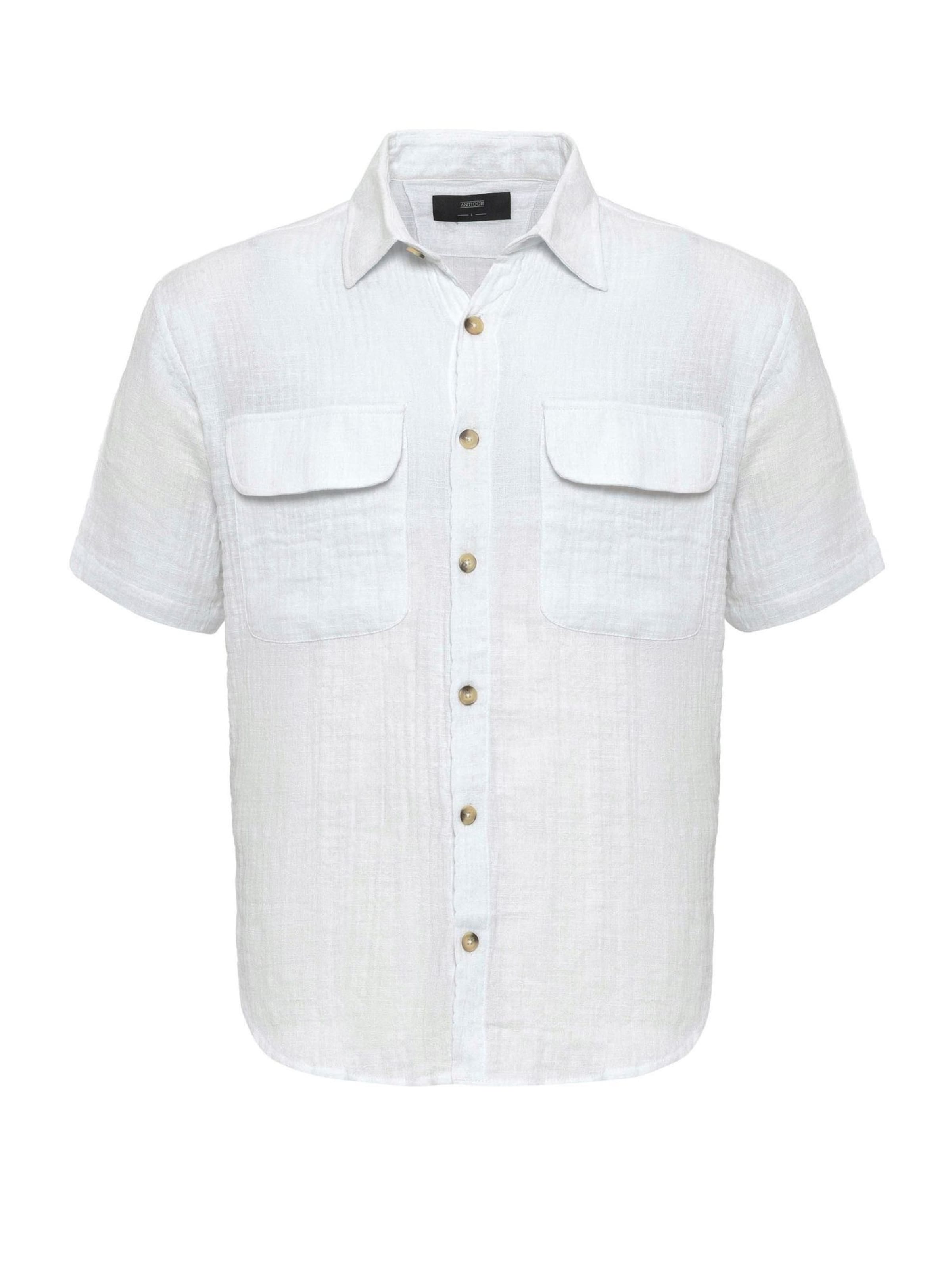 Antioch Regular fit Πουκάμισο σε λευκό: μπροστά