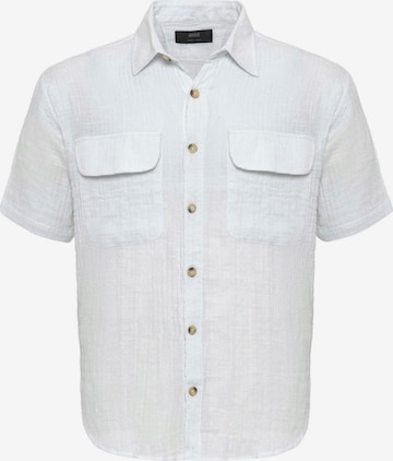 balta Antioch Standartinis modelis Marškiniai: priekis