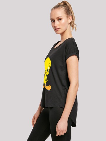 F4NT4STIC T-Shirt 'Looney Tunes Angry Tweety' in Schwarz
