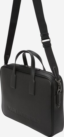 Karl Lagerfeld Laptop Bag 'Essential' in Black