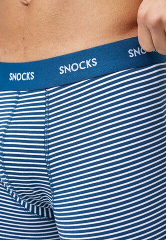 SNOCKS Boxershorts in Blau