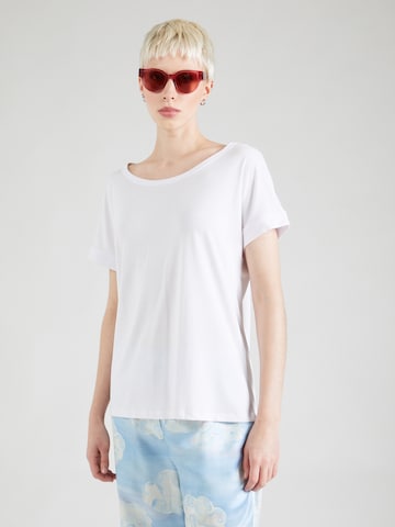 MSCH COPENHAGEN Тениска 'Fenya' в бяло: отпред