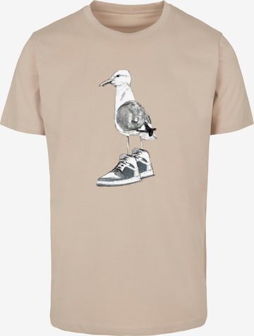 Mister Tee Shirt in Beige: front
