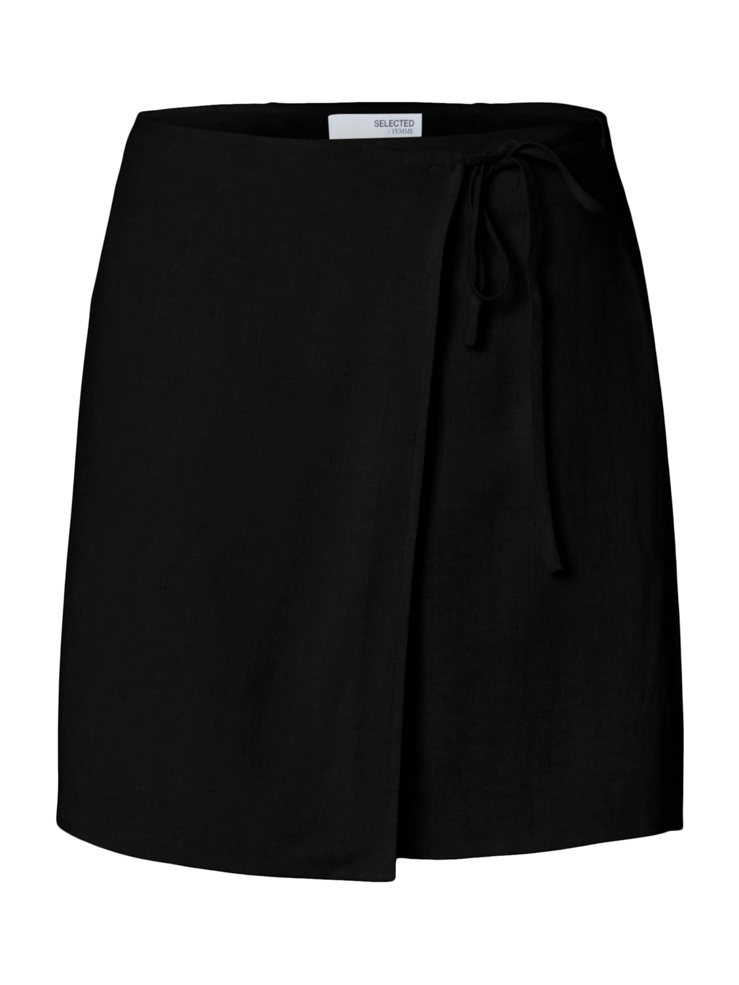 SELECTED FEMME Skirt 'SLFHAZEL' in Black: front