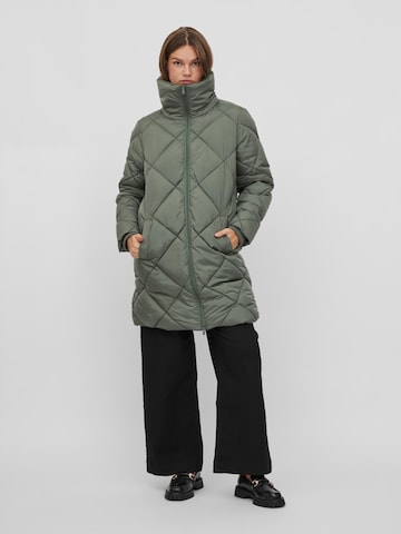 VILA Zimní kabát 'Adaya' – zelená