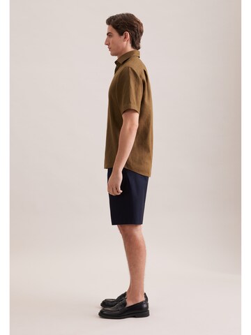 Coupe regular Chemise SEIDENSTICKER en vert