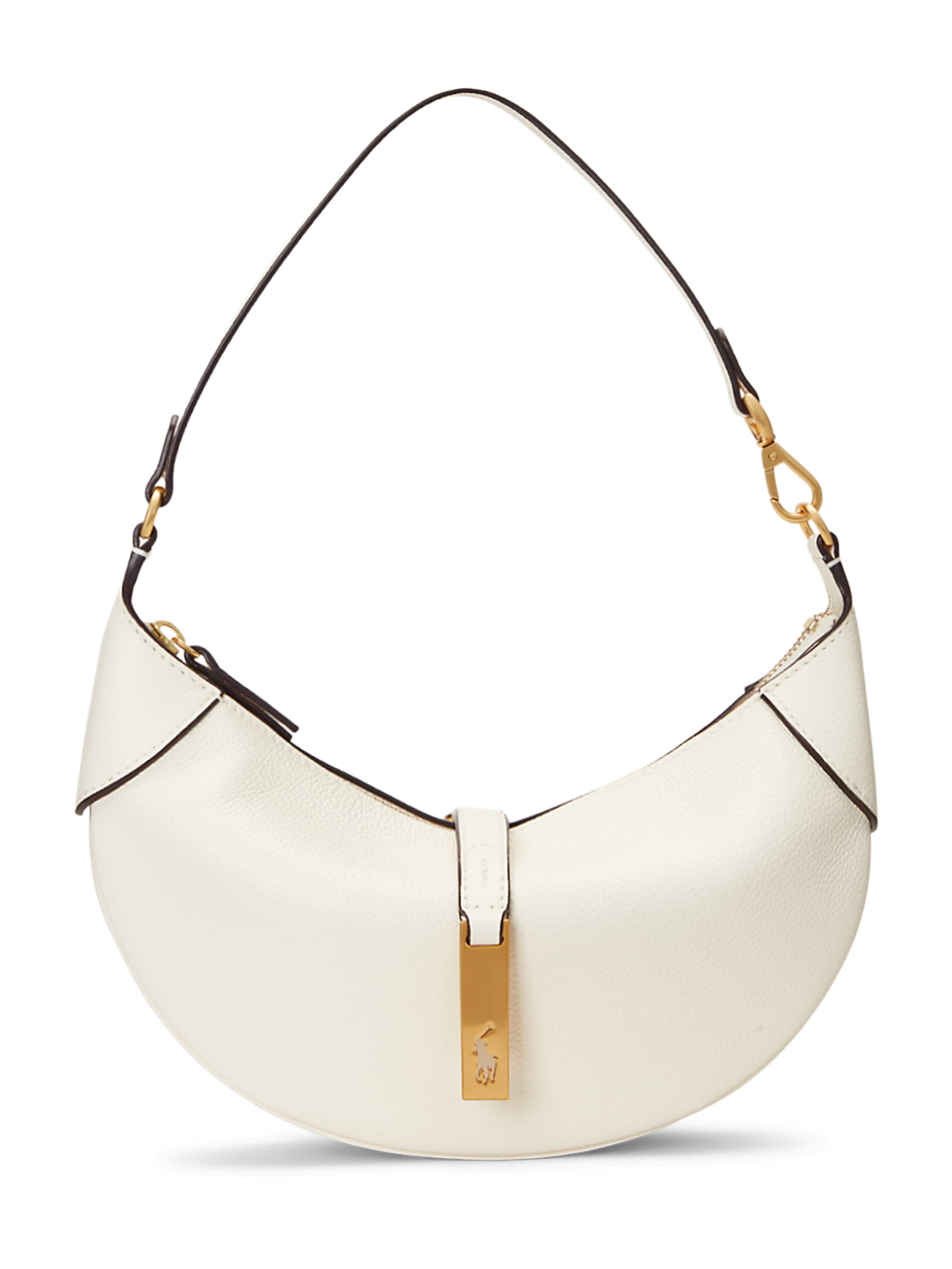 Polo Ralph Lauren Olkalaukku värissä valkoinen: etupuoli