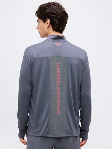 T-Shirt fonctionnel 'Tech Utility' UNDER ARMOUR en gris : devant