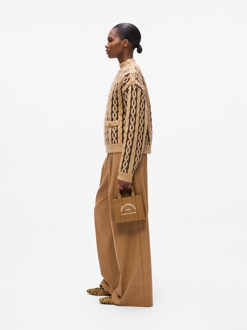 Karl Lagerfeld - Bolso de mano en marrón: frente
