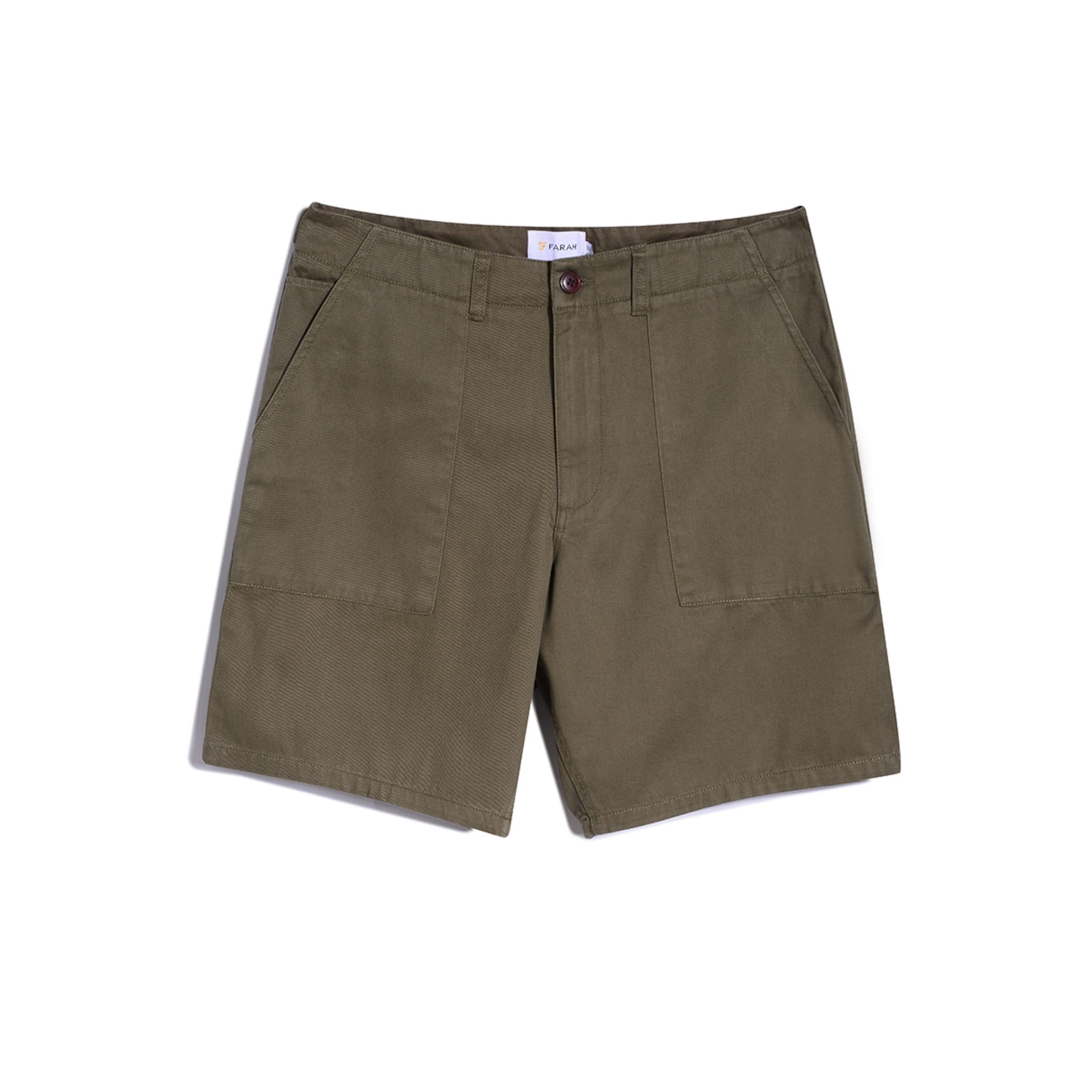 FARAH regular Bukser 'Sepel' i grøn: forside