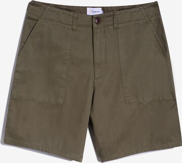 FARAH Regular Trousers 'Sepel' in Green: front