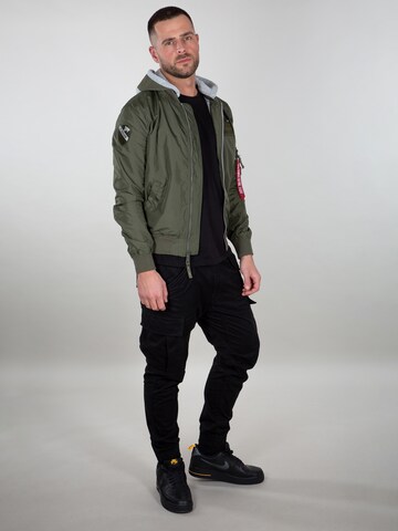 ALPHA INDUSTRIES Rovný strih Prechodná bunda - Zelená