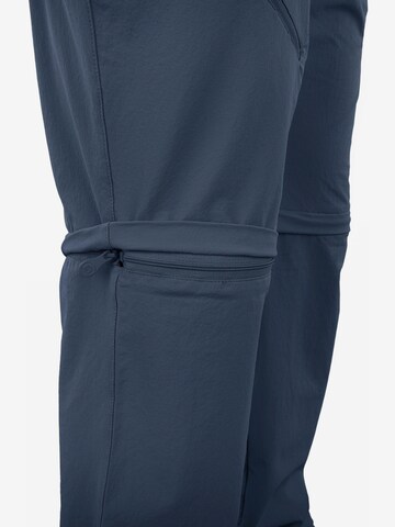Regular Pantalon outdoor 'Daventry' normani en bleu