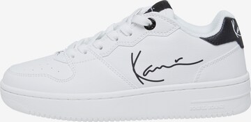 Sneaker bassa di Karl Kani in bianco: frontale