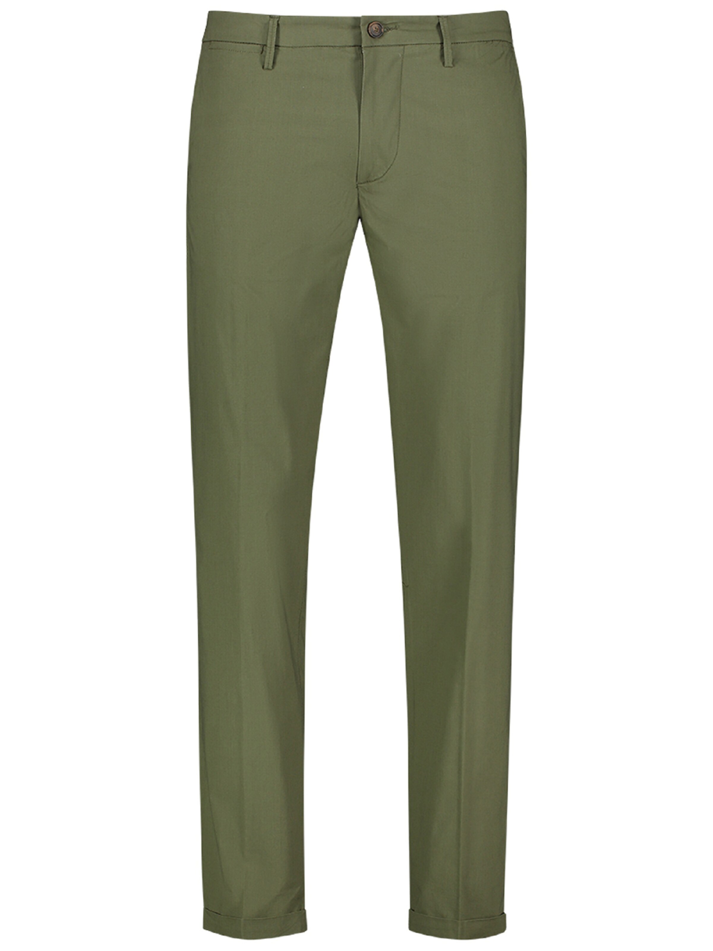 Re_HasH Regular Chino in Groen: voorkant