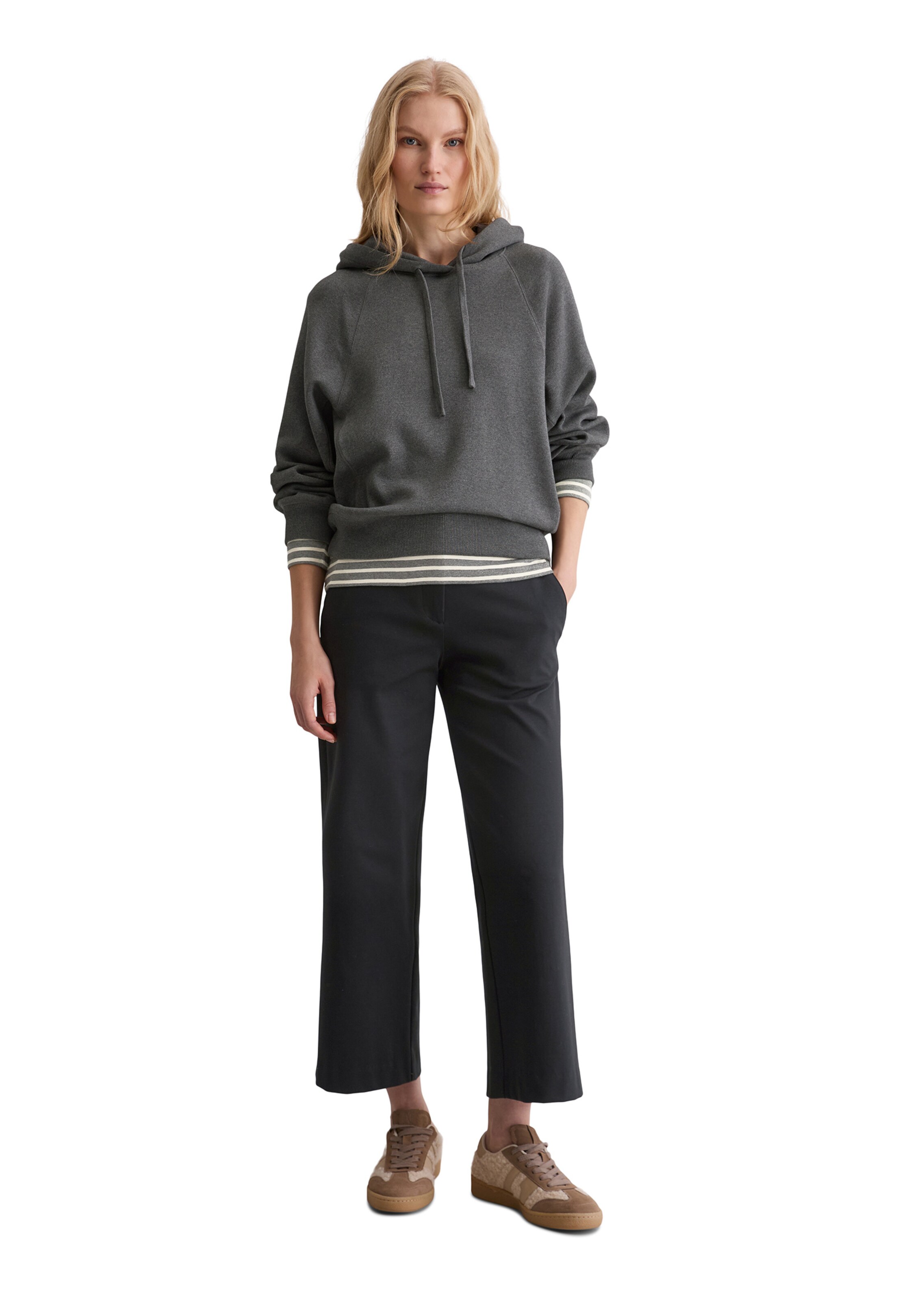 pilka Marc O'Polo Megztinis be užsegimo