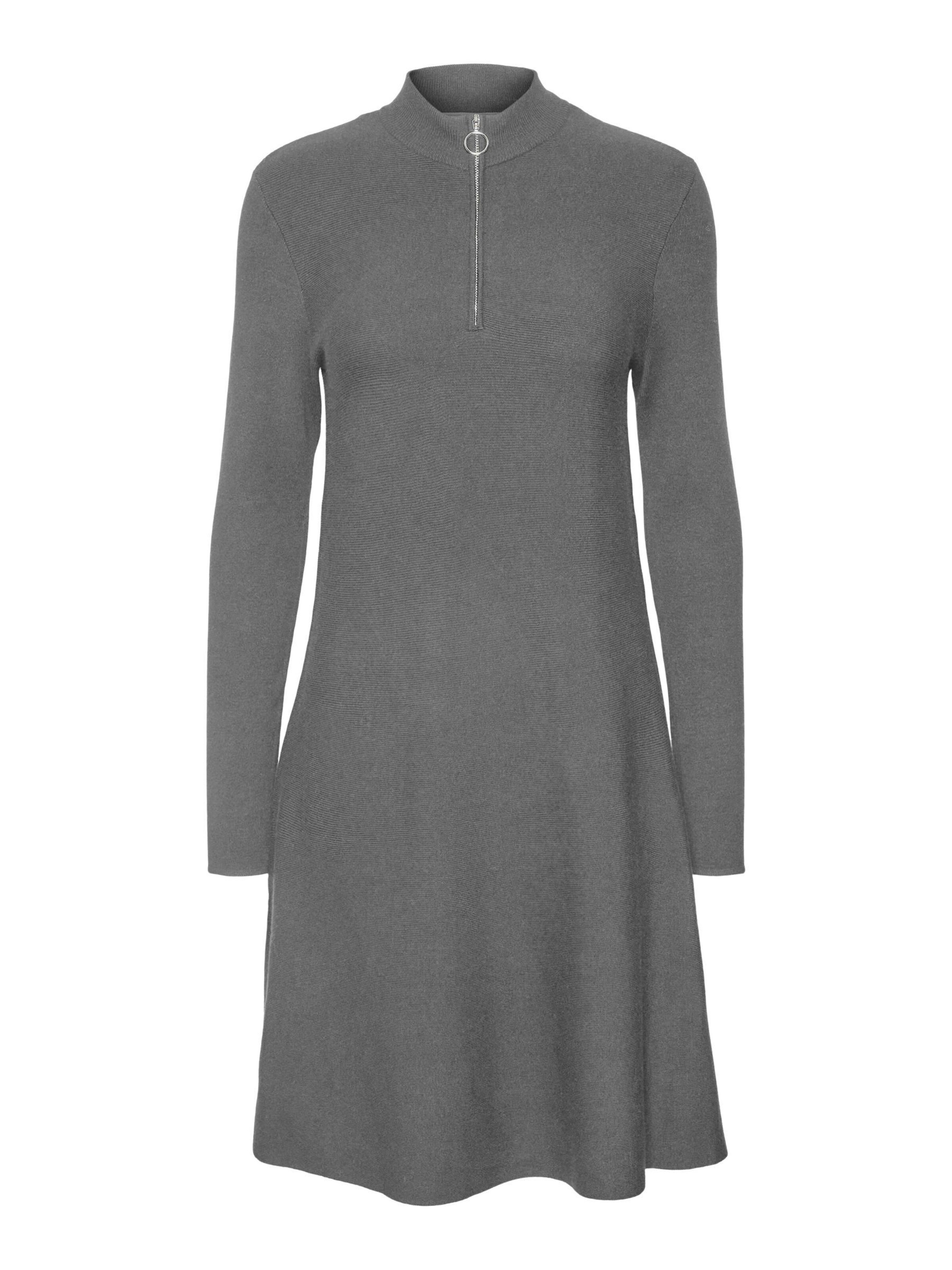 Robes en maille 'VMNancy' VERO MODA en gris : devant