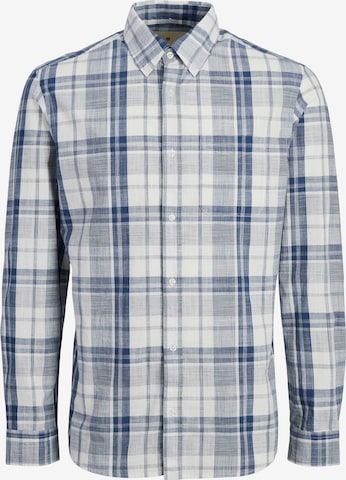 JACK & JONES Comfort fit Ing 'Blubrook' - kék: elől