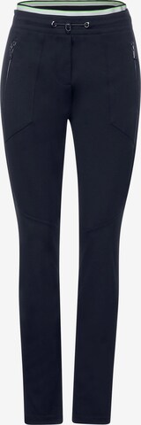 CECIL Slim fit Trousers in Blue: front