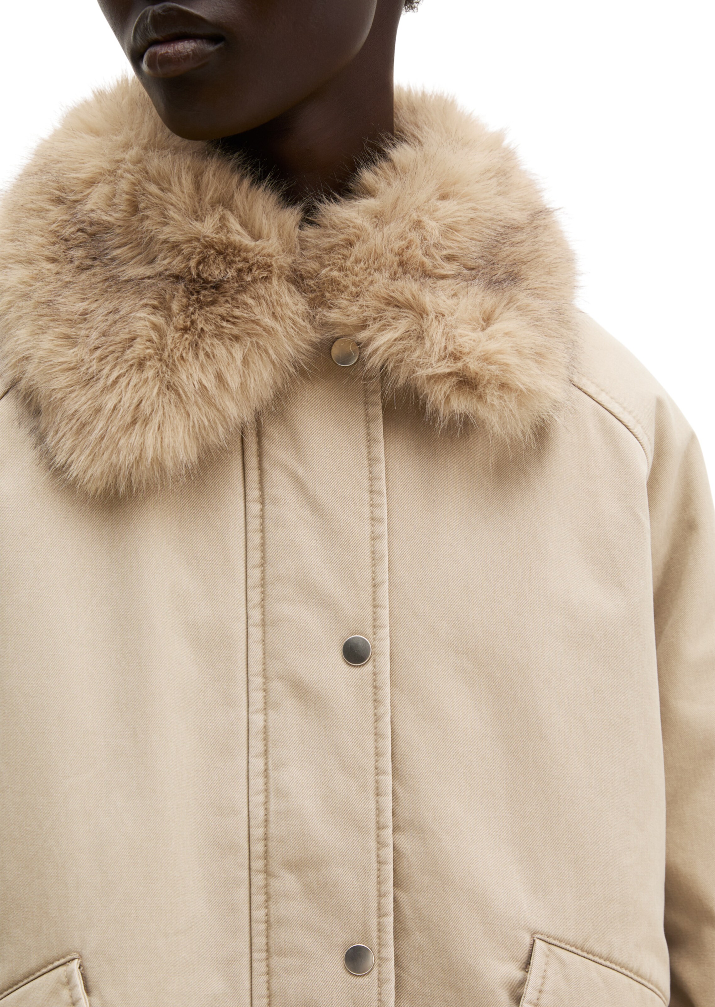 Marc O'Polo Between-seasons parka in Beige: front