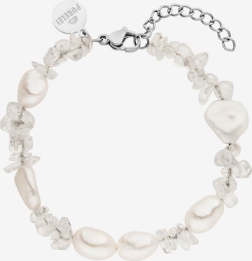 PURELEI Armband 'Crystal Wave' in Silber: Vorderseite