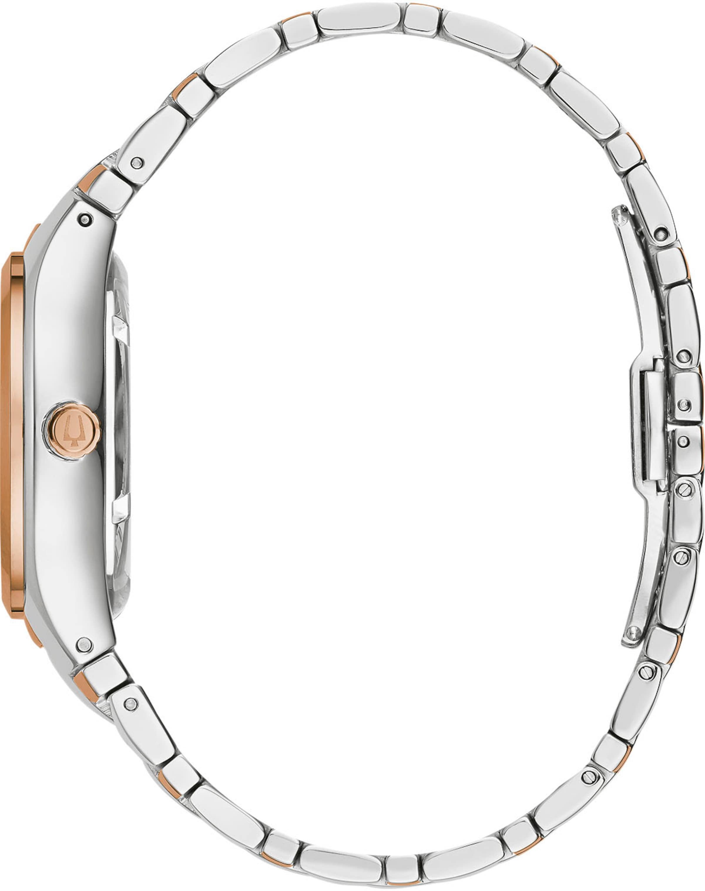 Bulova Uhr in Silber