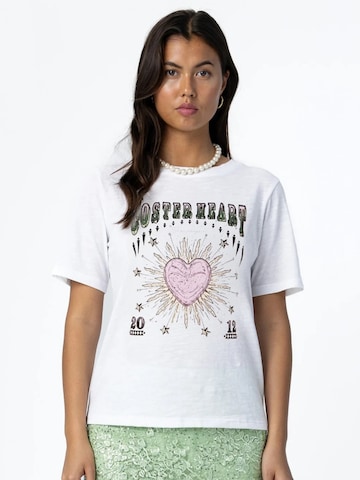 T-shirt Coster Copenhagen en blanc : devant