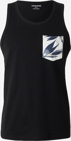 JACK & JONES - Camiseta 'JJHONOLULU' en negro: frente