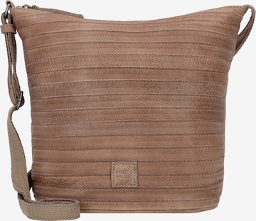 FREDsBRUDER Crossbody Bag in Brown: front