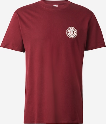 ELEMENT T-Shirt in Rot: Vorderseite