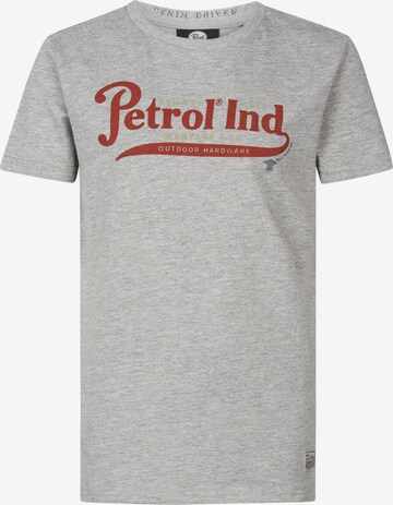 Petrol Industries Shirt 'Jackson' in Grijs: voorkant