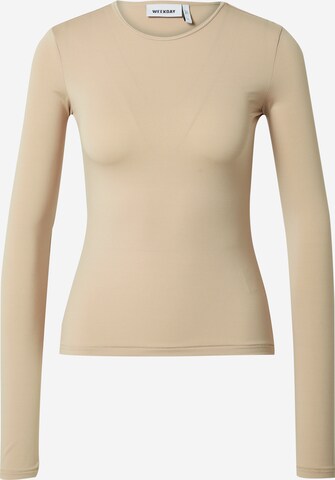 WEEKDAY Shirt in Beige: front