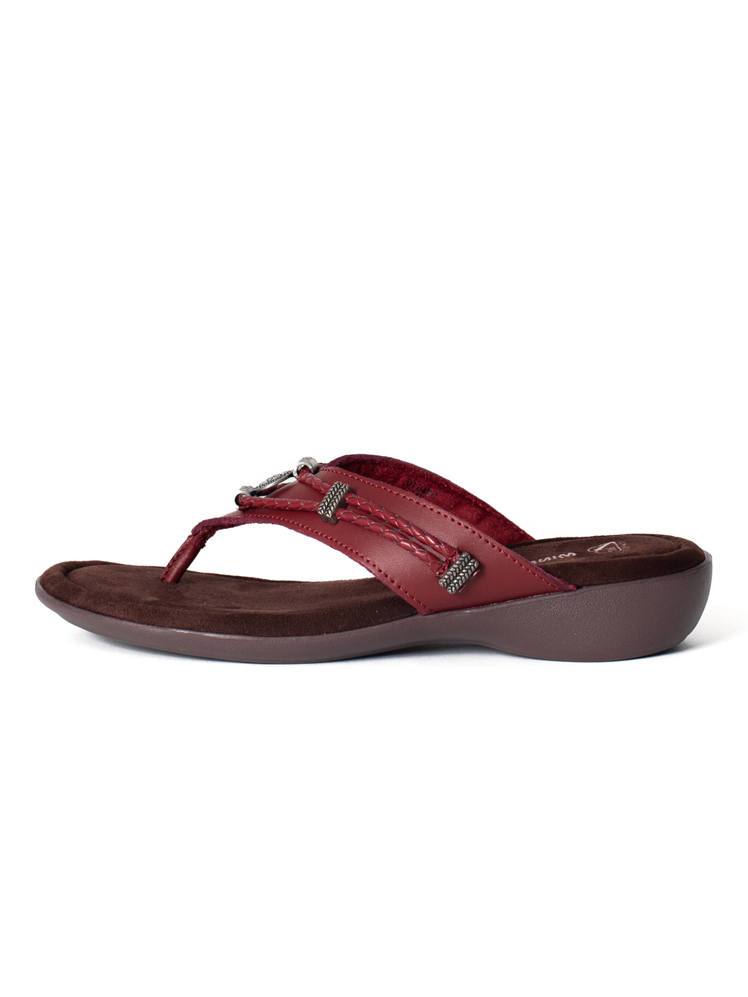 Tongs 'Silverthorne360' Minnetonka en rouge : devant