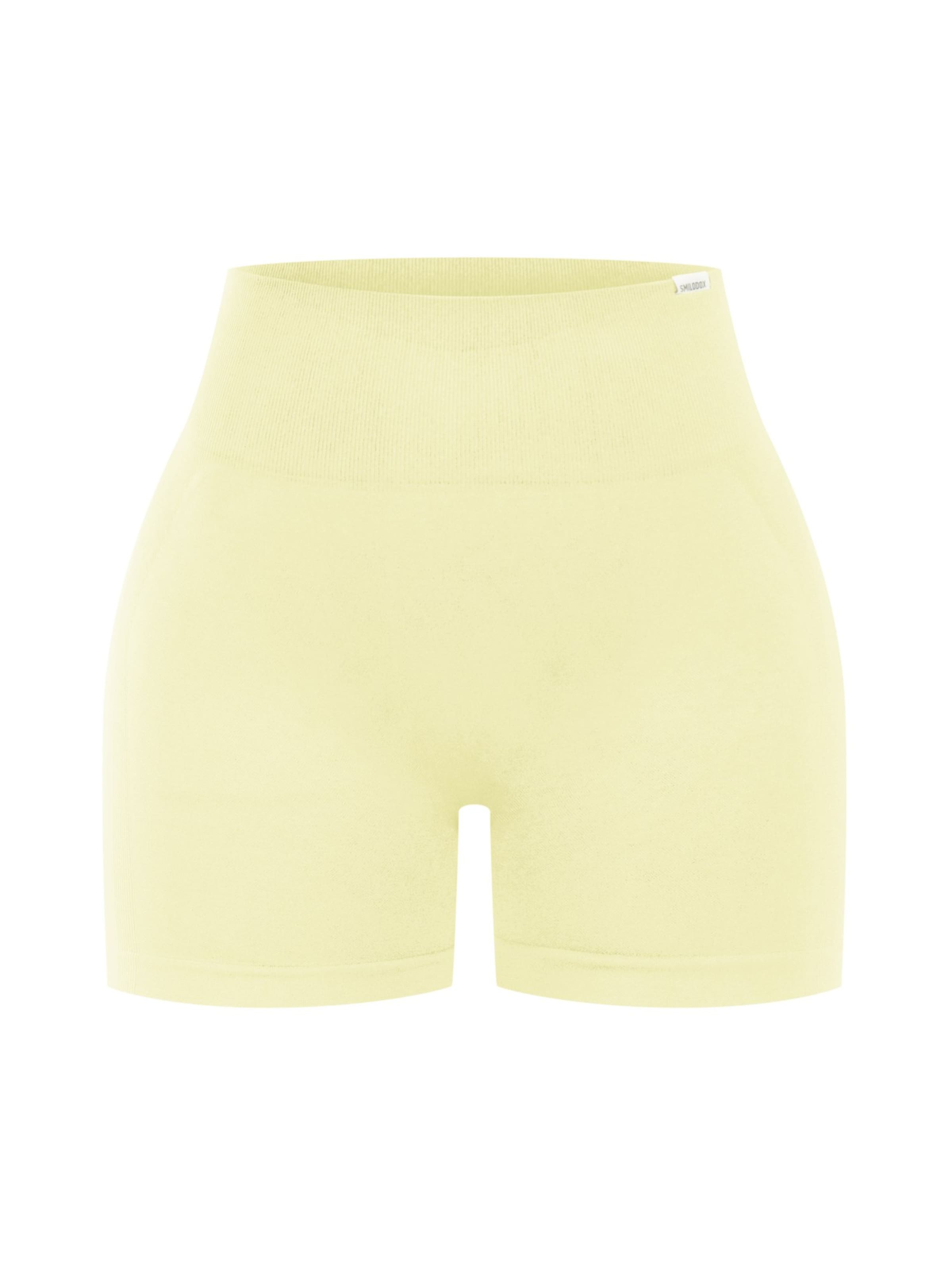 Smilodox Skinny Leggings ' Kalea ' in Yellow: front