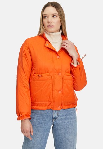 RINO & PELLE Between-Season Jacket 'Buena' in Orange: front