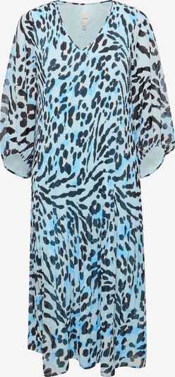 ICHI Blusenkleid 'Ely' in blau / schwarz / weiß, Produktansicht