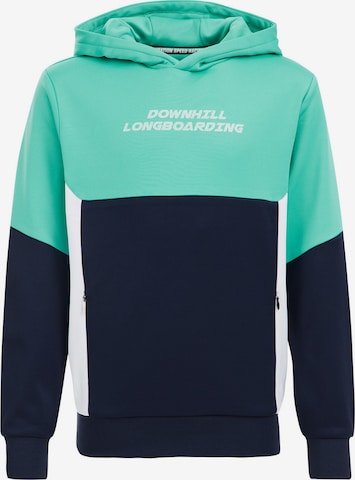 WE Fashion Sweatshirt in Blauw: voorkant