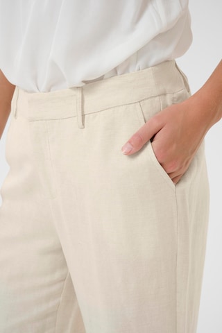 Wide Leg Pantalon Cream en beige