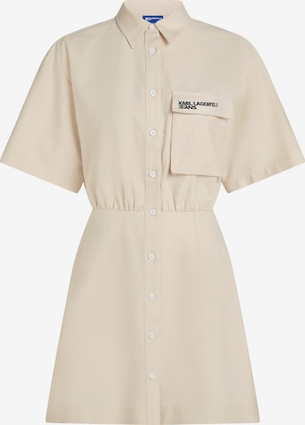 smėlio KARL LAGERFELD JEANS Palaidinės tipo suknelė: priekis