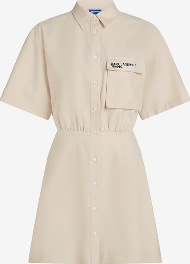 Palaidinės tipo suknelė iš KARL LAGERFELD JEANS, spalva – smėlio spalva, Prekių apžvalga