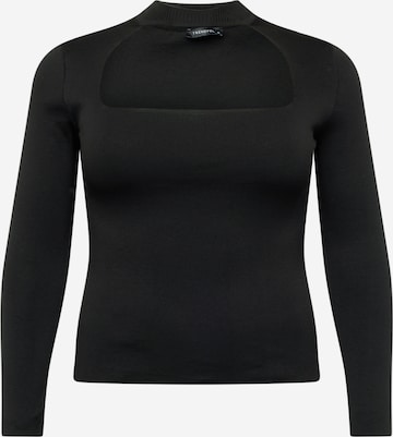 Trendyol Curve Pullover i sort: forside