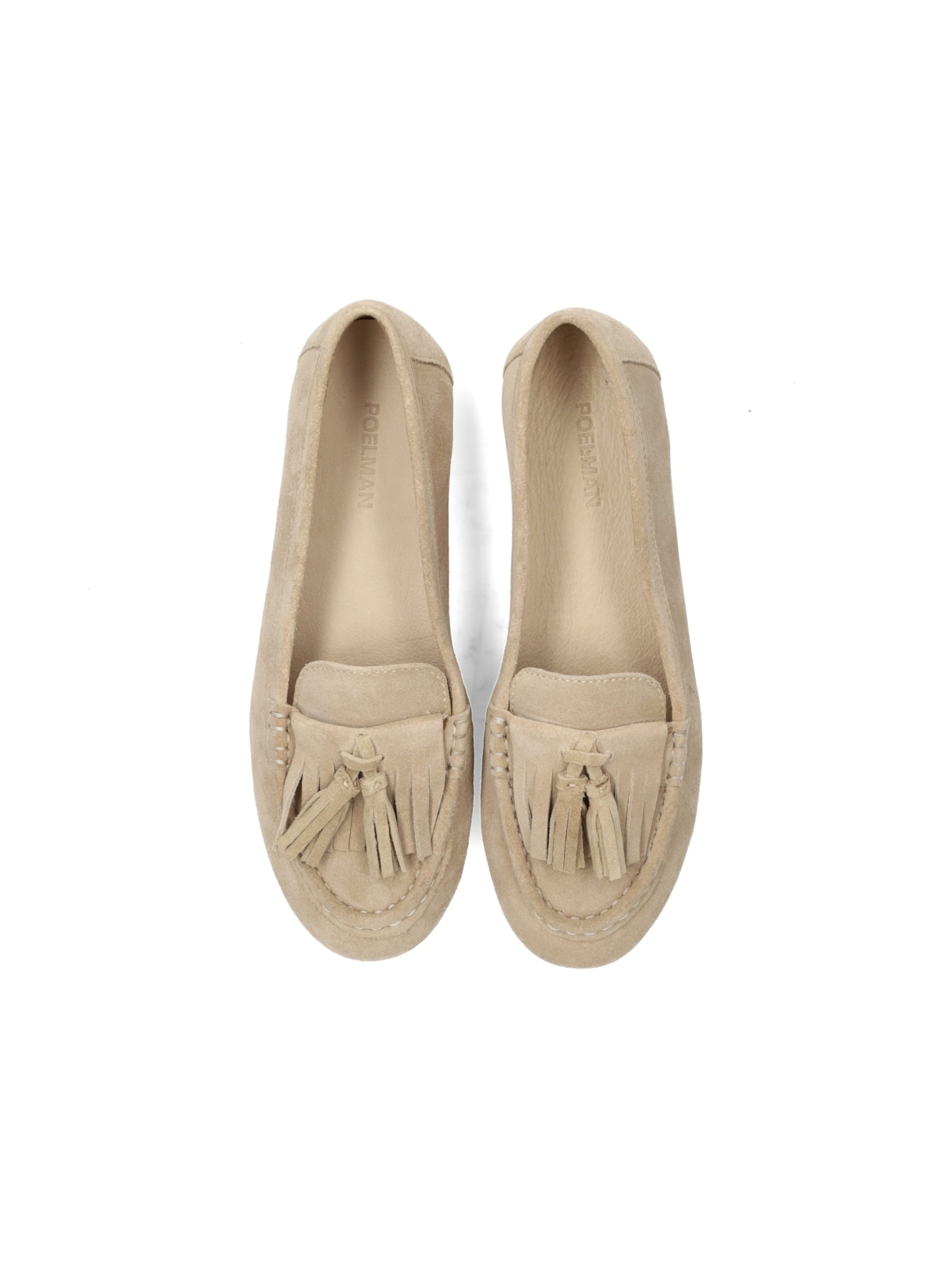 PS Poelman Mokassin in Beige